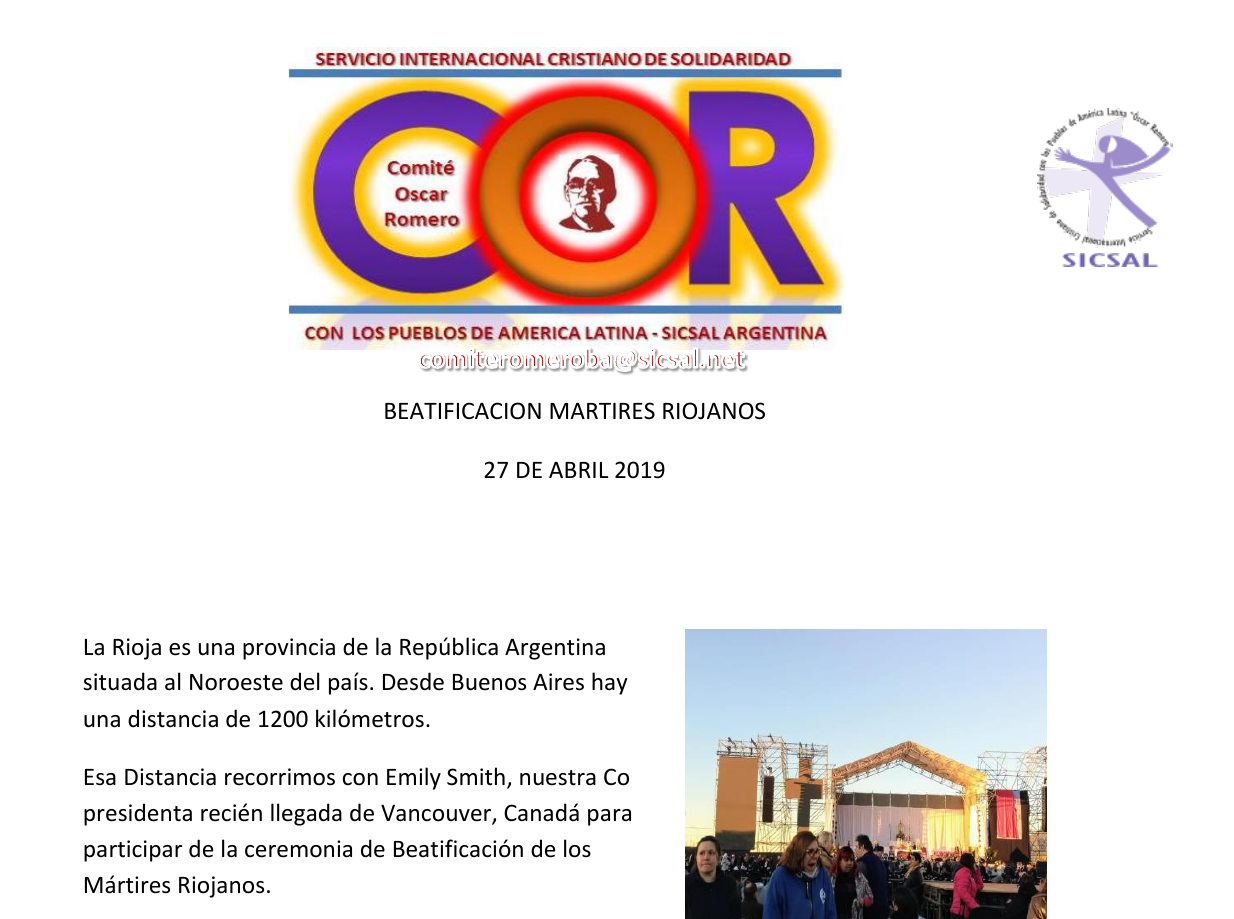 Informe Beatificación Mártires Riojanos