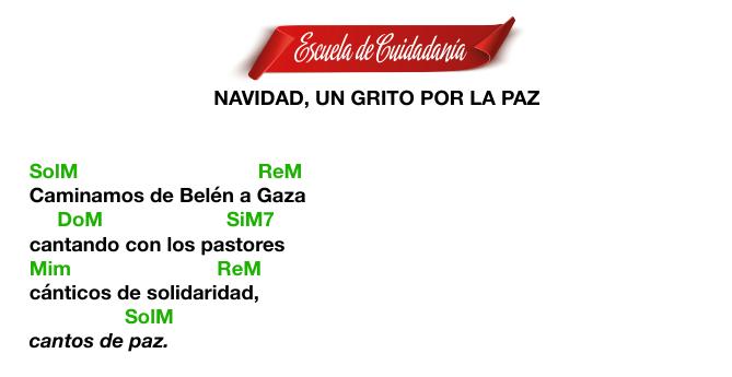 NAVIDAD, UN GRITO POR LA PAZ