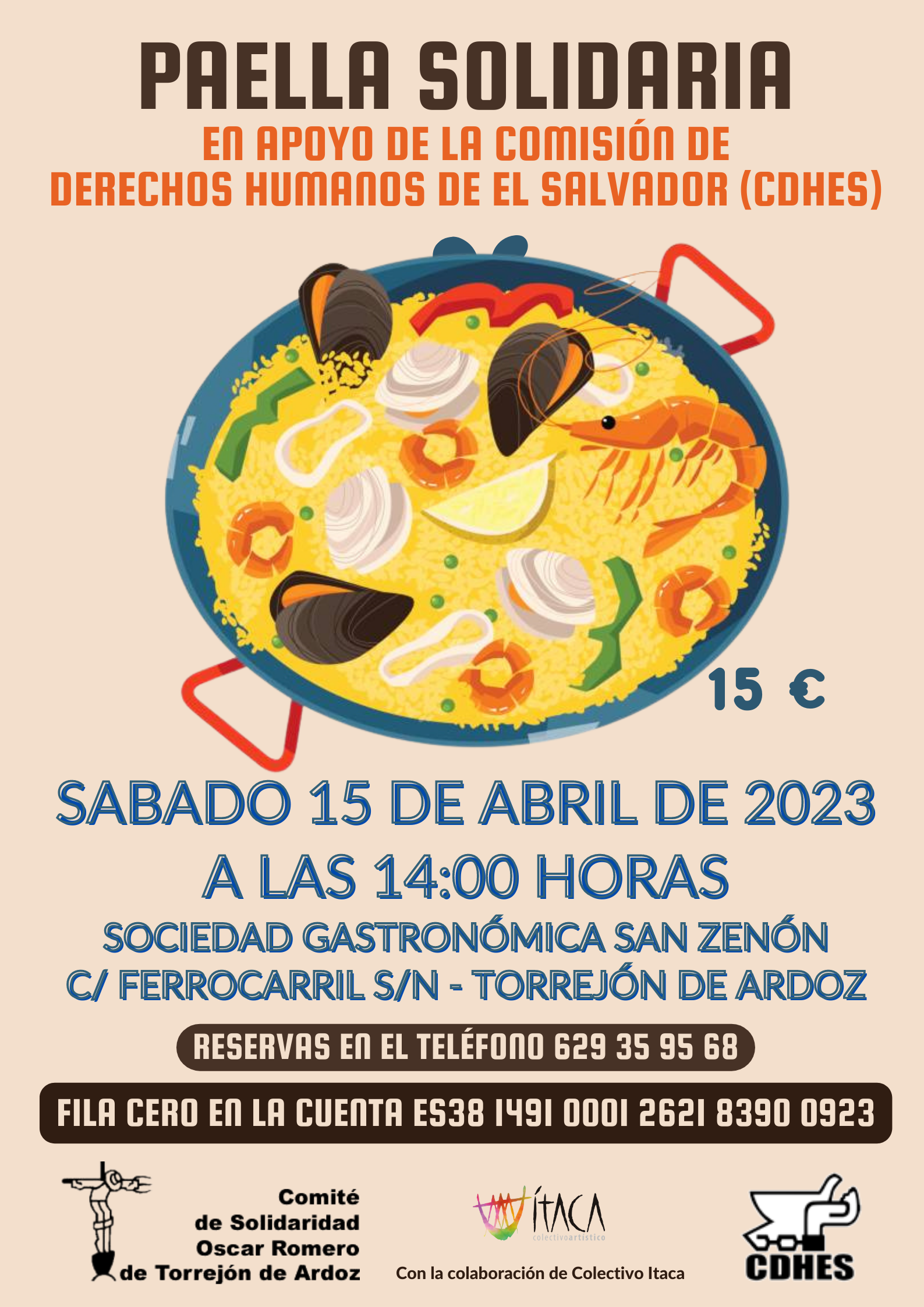 Paella solidaria Torreón 2023
