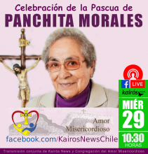 FRancisca Morales. afiche de su celebracion Pascual. 