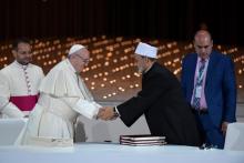 El Papa y el Gran Imán