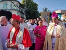 Procesión Fiestas Patronales El Salvador. Foto La Prensa Gráfica